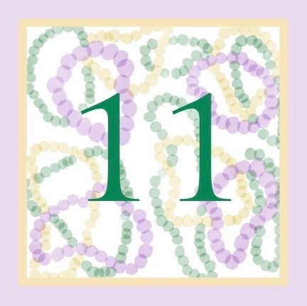 PREORDER, Mardi Gras Wreath Sash