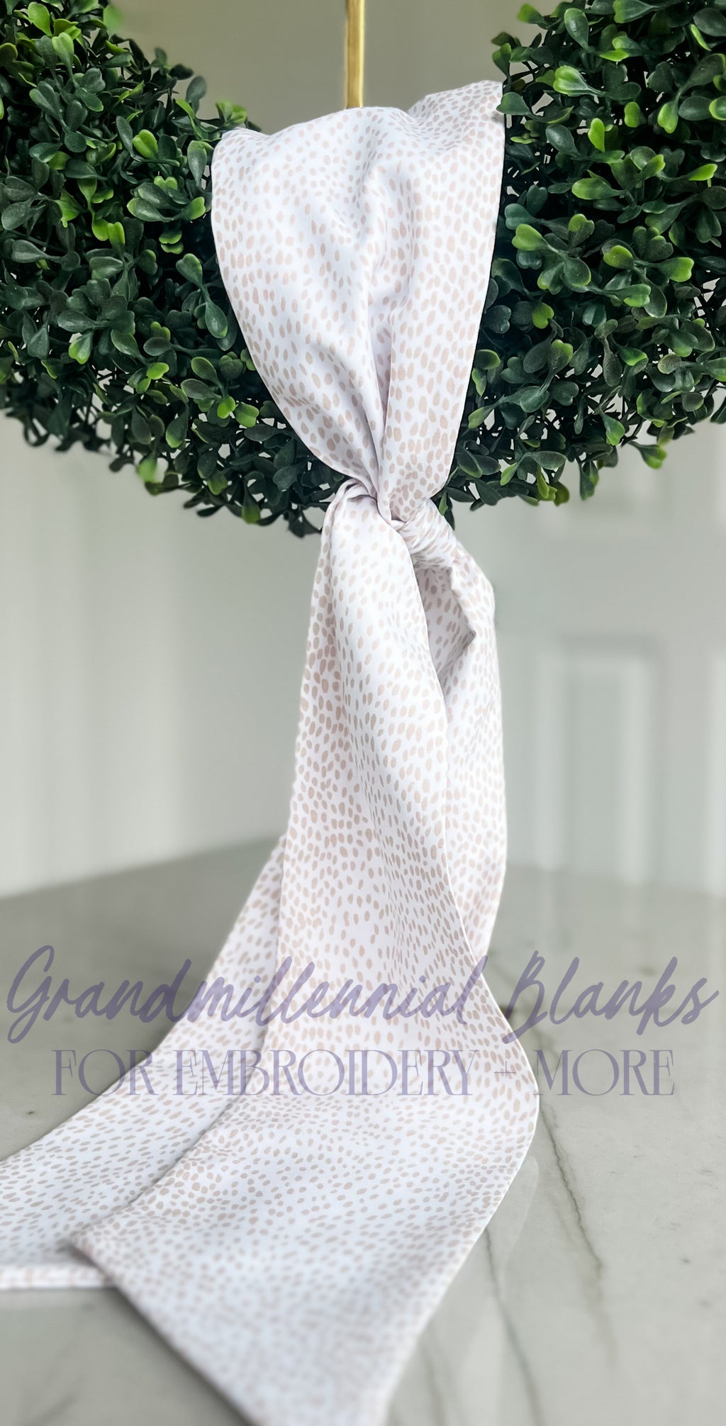 Wreath Sash, Goldie