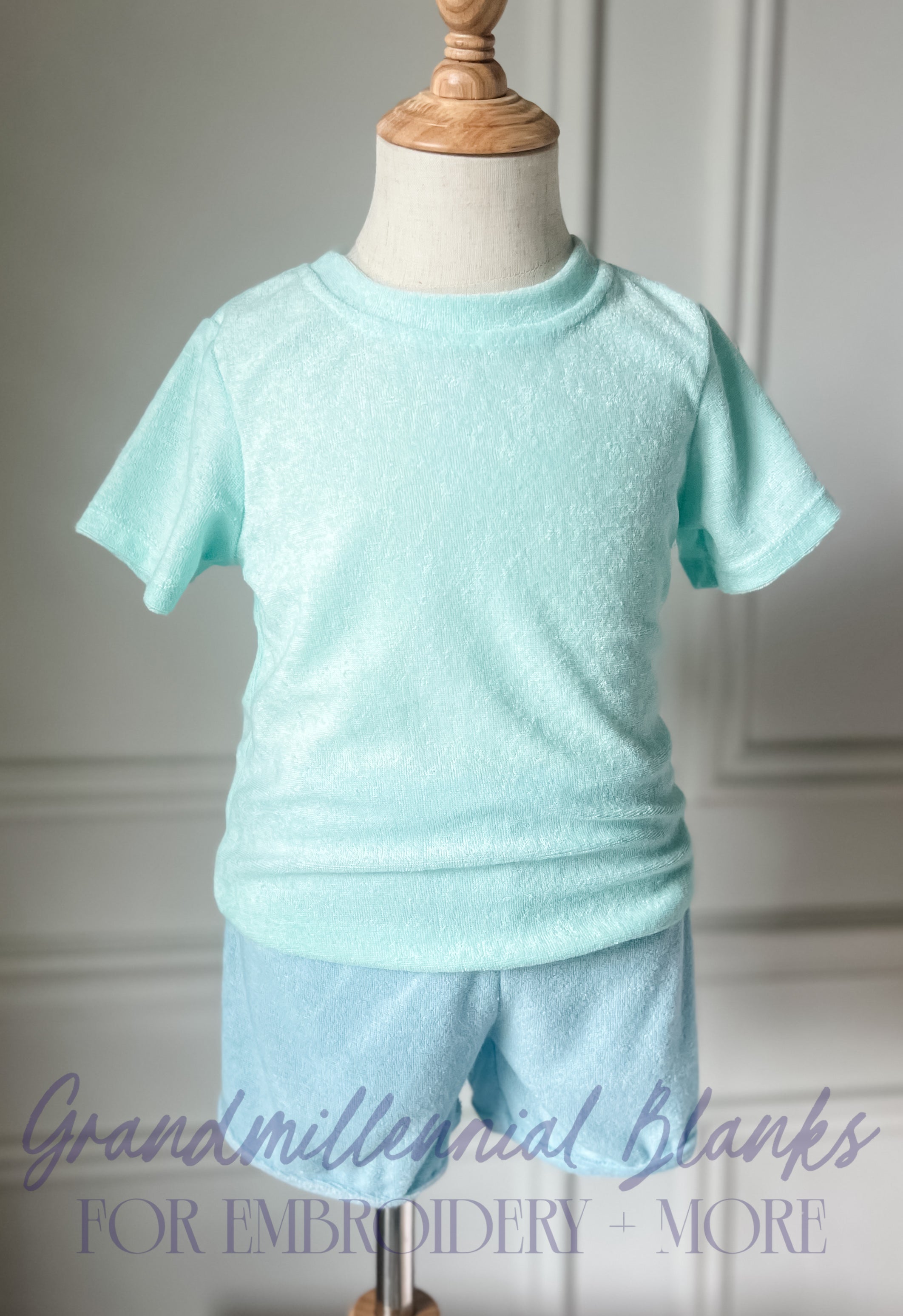 Mykonos, blue terry set