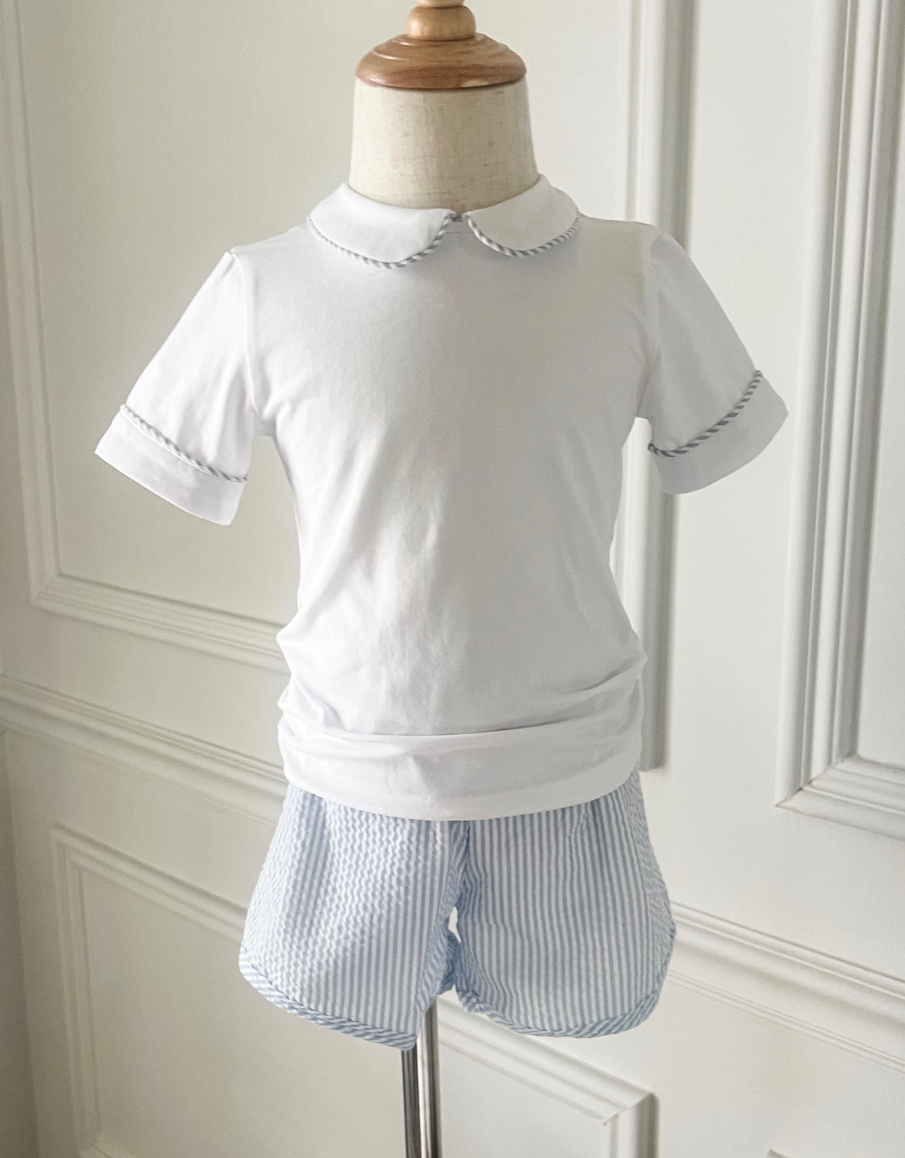 Crawford Seersucker Shorts Set