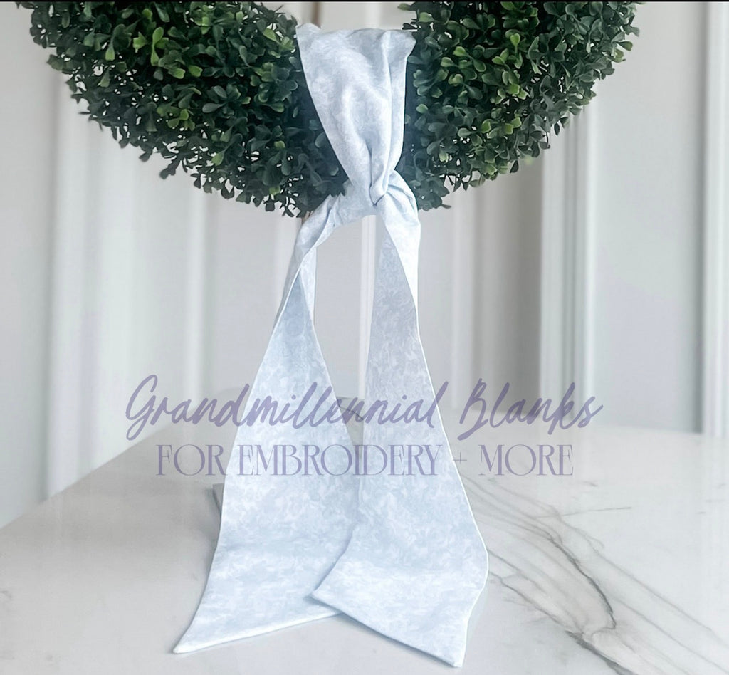 Wreath Sash, Blue Ivy