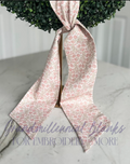 Wreath Sash, pink floral