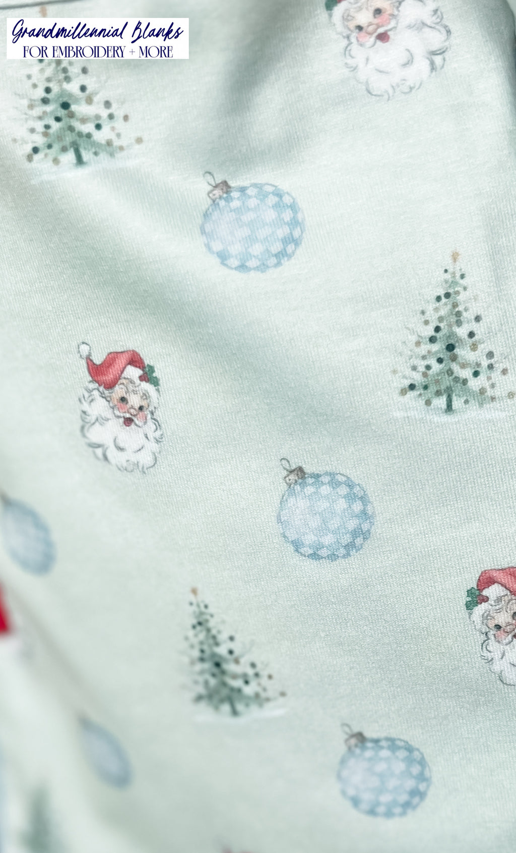 Little Blue Christmas Pajamas