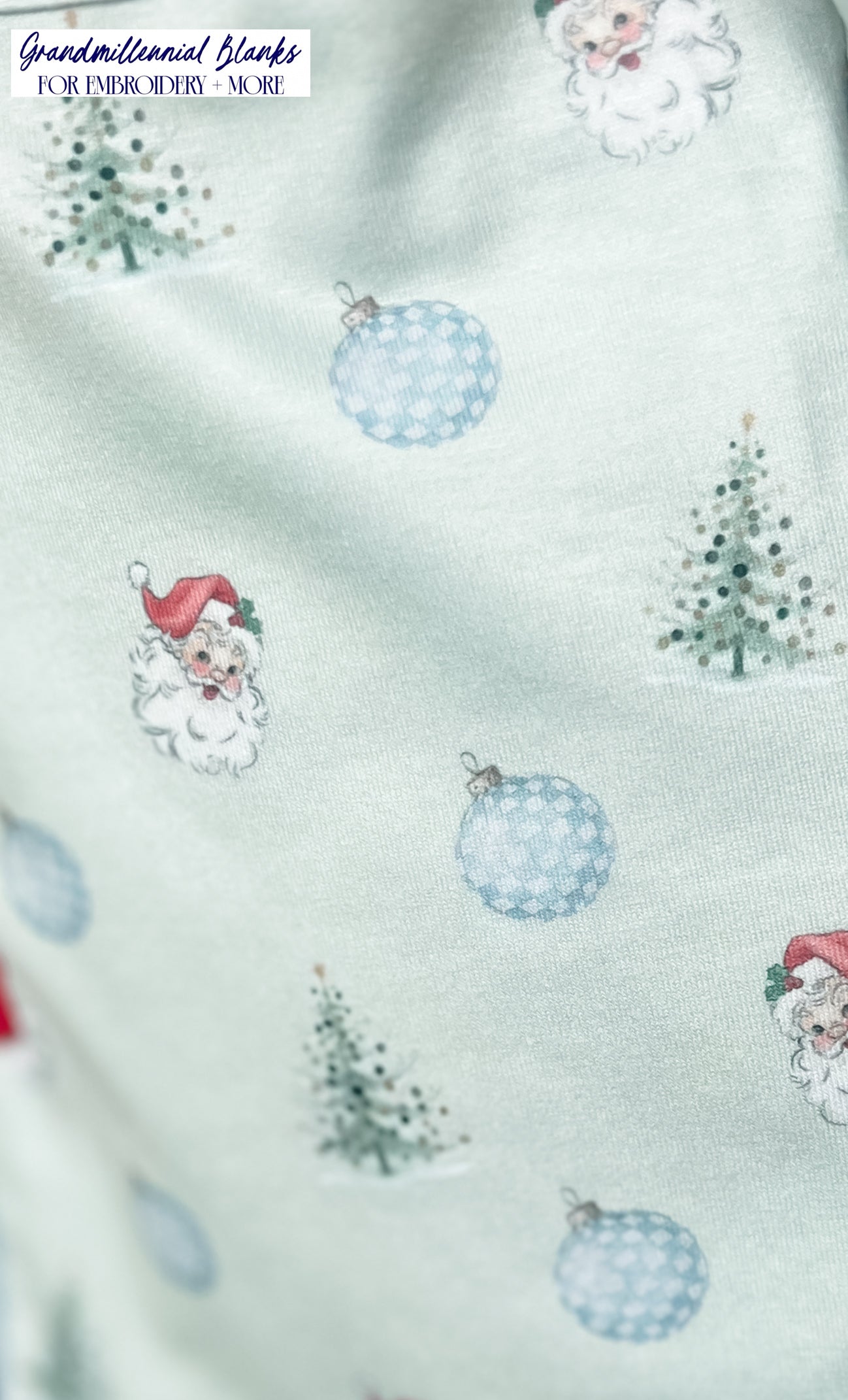 Little Blue Christmas Pajamas